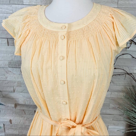 Gal Meets Glam NWT Peggy Swiss Dot MIDI Dress SZ 8 - Picture 3 of 15